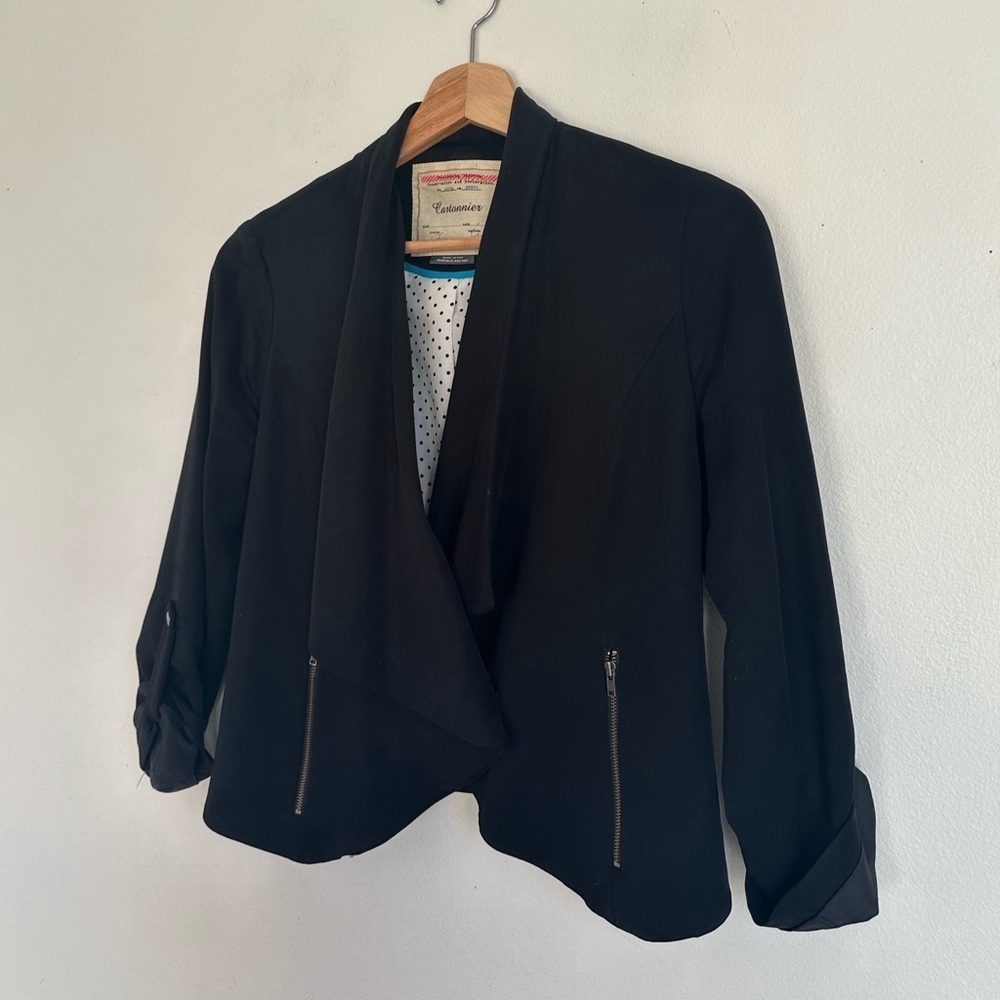 Cartonnier x Anthropologie Emma Blazer in Black - Picture 3 of 7
